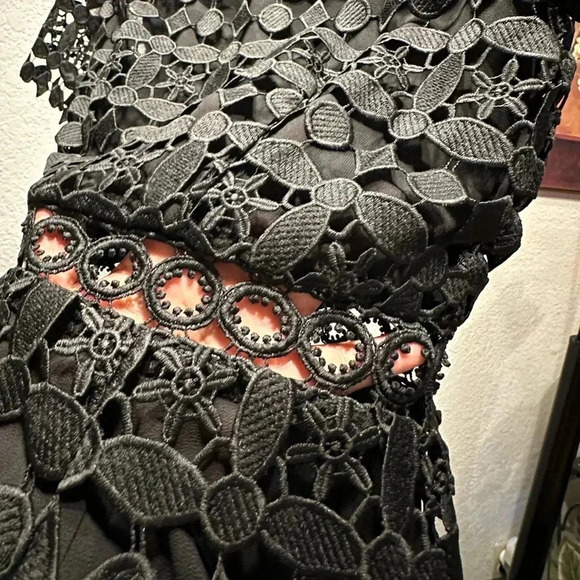 Michael Kors geometric floral lace dress size 0 - Picture 10 of 16